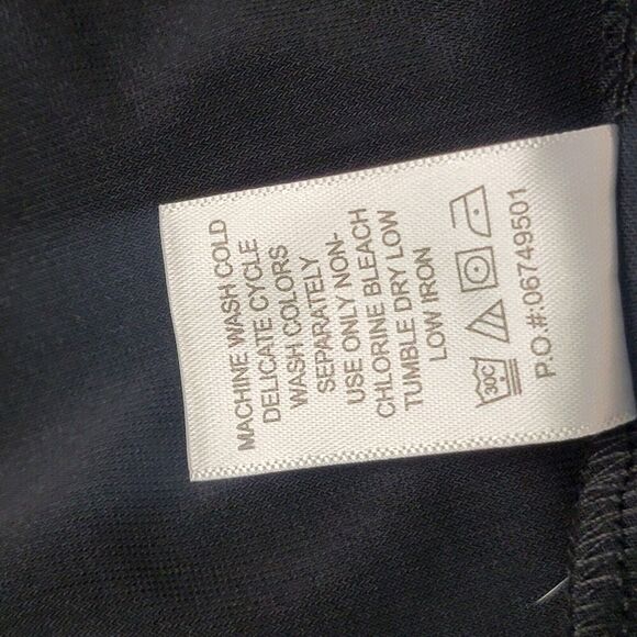 Roamans Black Dress Lace Womens 2X Shift Midi Flowy Whimsygoth Goth Formal Y2K - Picture 8 of 14